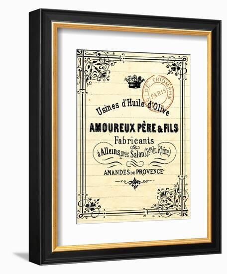 French Document 4-Z Studio-Framed Art Print