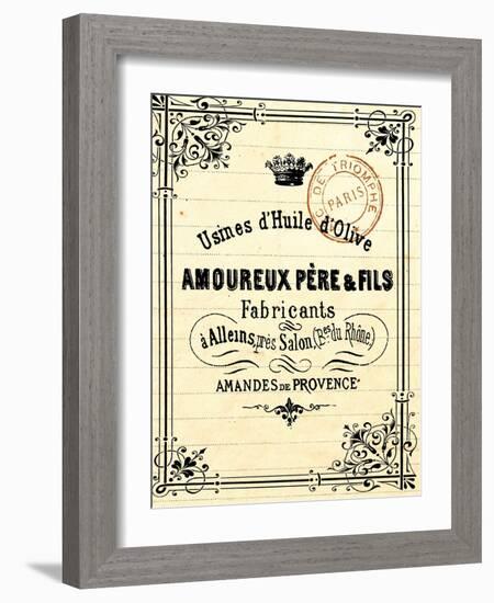 French Document 4-Z Studio-Framed Art Print