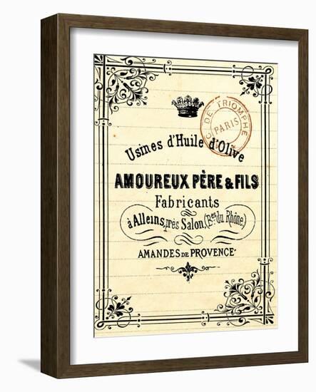 French Document 4-Z Studio-Framed Art Print