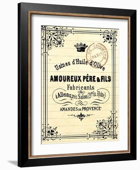 French Document 4-Z Studio-Framed Art Print