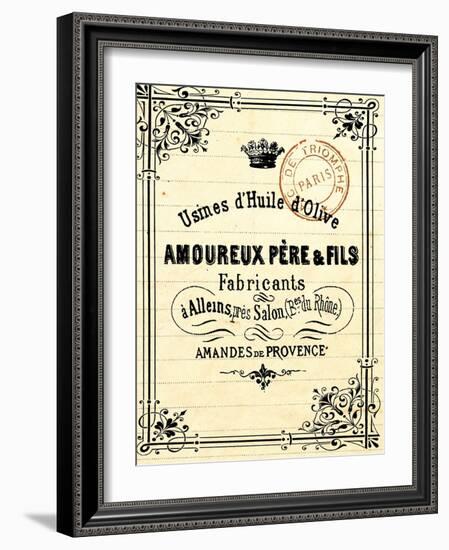 French Document 4-Z Studio-Framed Art Print