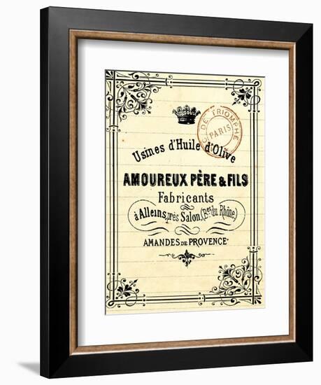 French Document 4-Z Studio-Framed Premium Giclee Print