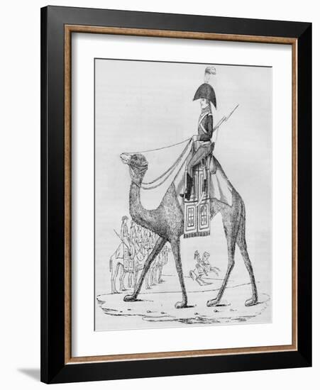 French Domedary Regiment. Captured with a Convoy in the Lybian Desert, May, 1801-null-Framed Giclee Print