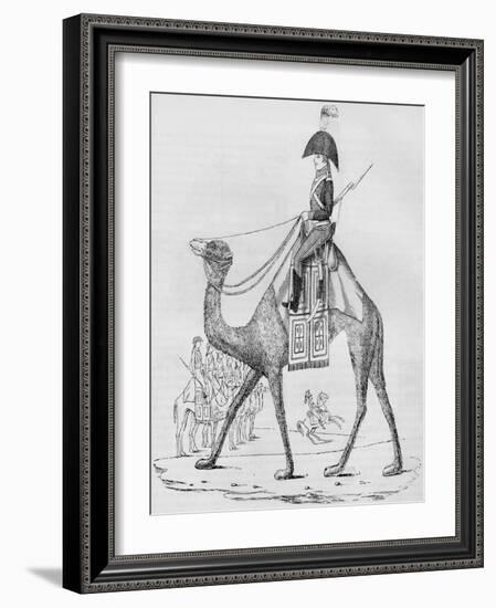 French Domedary Regiment. Captured with a Convoy in the Lybian Desert, May, 1801-null-Framed Giclee Print