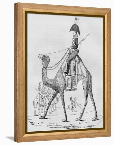 French Domedary Regiment. Captured with a Convoy in the Lybian Desert, May, 1801-null-Framed Premier Image Canvas
