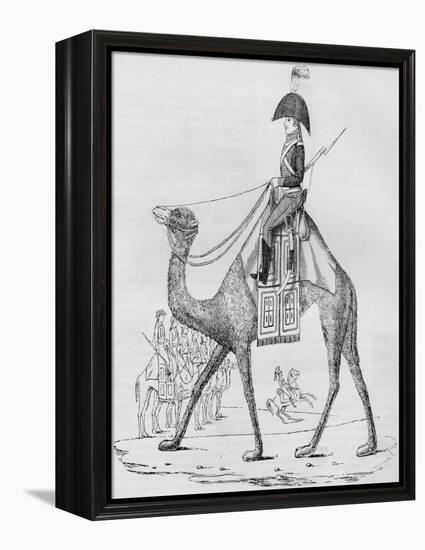 French Domedary Regiment. Captured with a Convoy in the Lybian Desert, May, 1801-null-Framed Premier Image Canvas