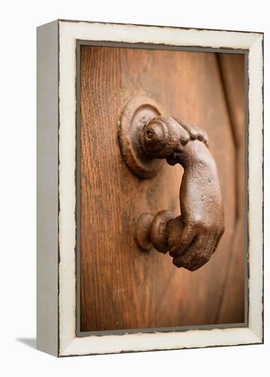 French Door Knocker I-Erin Berzel-Framed Premier Image Canvas