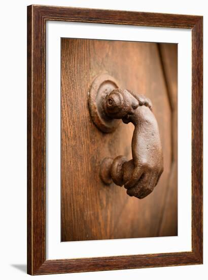 French Door Knocker I-Erin Berzel-Framed Photographic Print