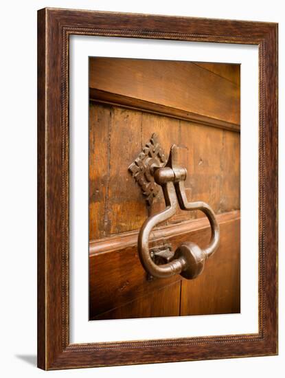 French Door Knocker II-Erin Berzel-Framed Photographic Print