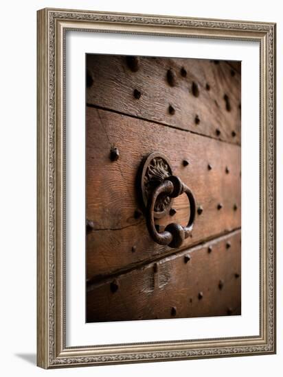 French Door Knocker III-Erin Berzel-Framed Photographic Print