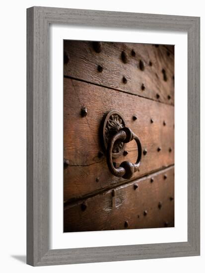 French Door Knocker III-Erin Berzel-Framed Photographic Print