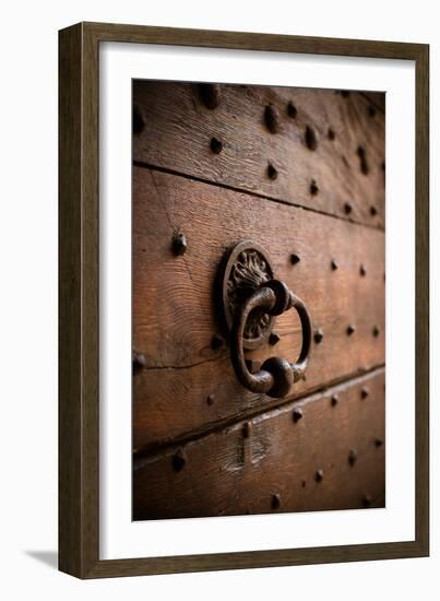 French Door Knocker III-Erin Berzel-Framed Photographic Print