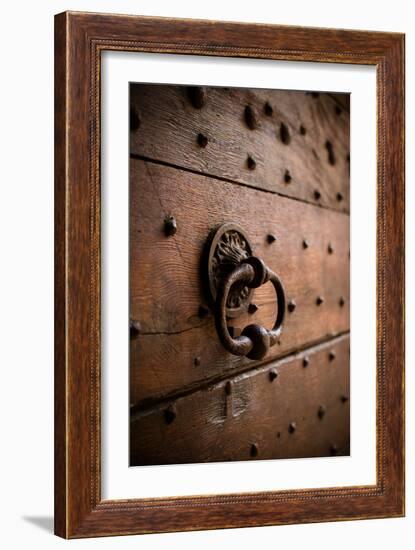 French Door Knocker III-Erin Berzel-Framed Photographic Print