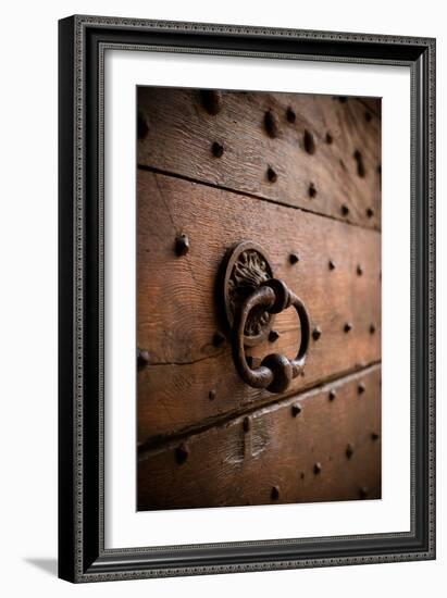 French Door Knocker III-Erin Berzel-Framed Photographic Print