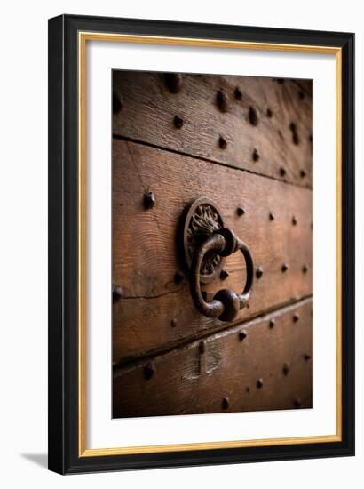 French Door Knocker III-Erin Berzel-Framed Photographic Print