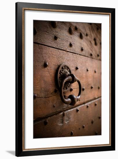 French Door Knocker III-Erin Berzel-Framed Photographic Print