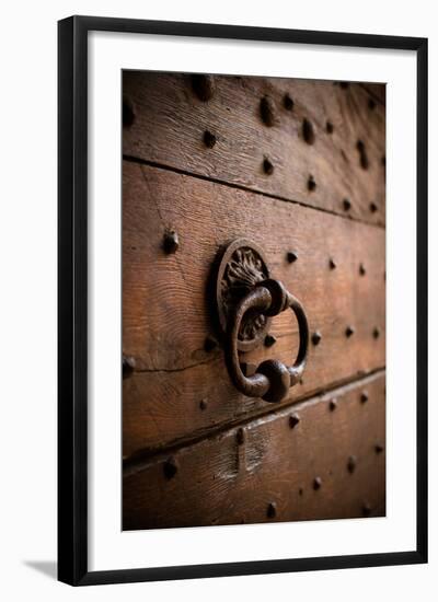 French Door Knocker III-Erin Berzel-Framed Photographic Print