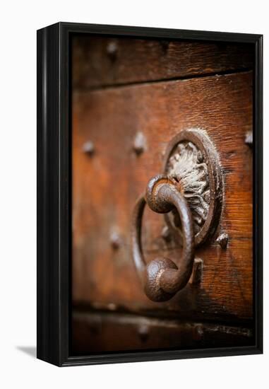 French Door Knocker IV-Erin Berzel-Framed Premier Image Canvas