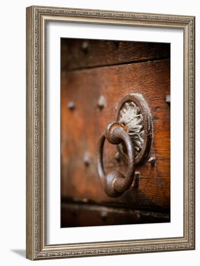 French Door Knocker IV-Erin Berzel-Framed Photographic Print