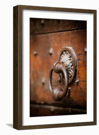 French Door Knocker IV-Erin Berzel-Framed Photographic Print