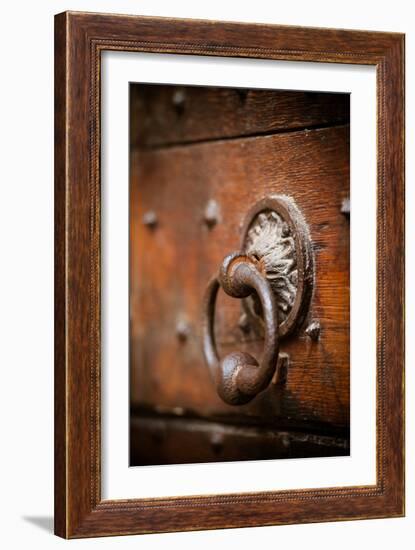 French Door Knocker IV-Erin Berzel-Framed Photographic Print