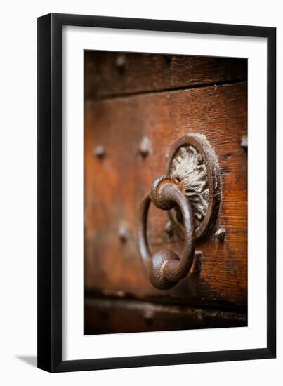 French Door Knocker IV-Erin Berzel-Framed Photographic Print