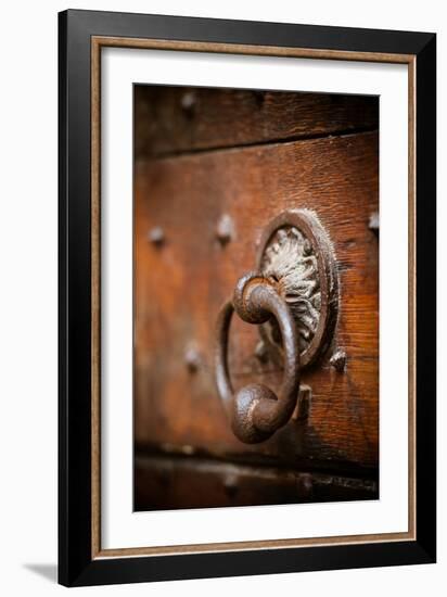 French Door Knocker IV-Erin Berzel-Framed Photographic Print