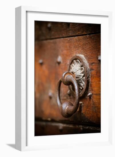 French Door Knocker IV-Erin Berzel-Framed Photographic Print