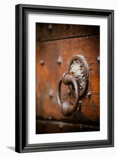 French Door Knocker IV-Erin Berzel-Framed Photographic Print