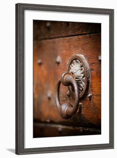 French Door Knocker IV-Erin Berzel-Framed Photographic Print