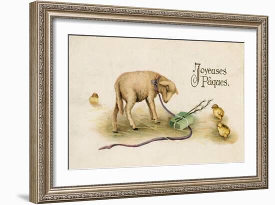 French Easter Card-null-Framed Giclee Print