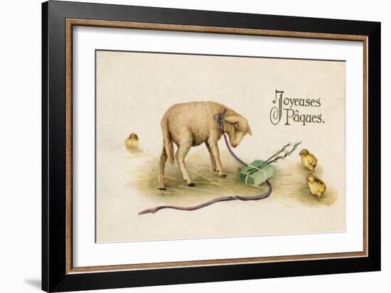 French Easter Card-null-Framed Giclee Print