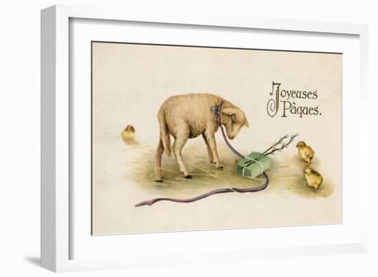 French Easter Card-null-Framed Giclee Print