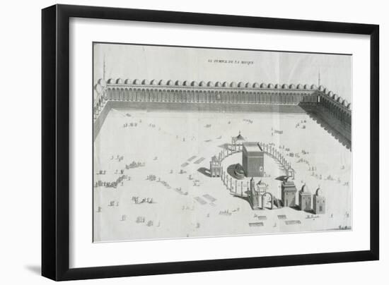 French Engraving of the Temple of Mecca-null-Framed Giclee Print