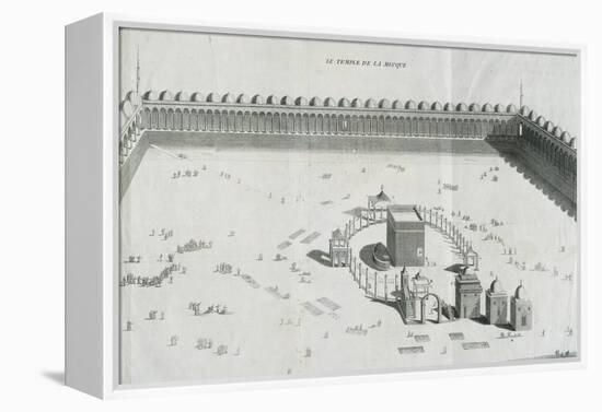 French Engraving of the Temple of Mecca-null-Framed Premier Image Canvas