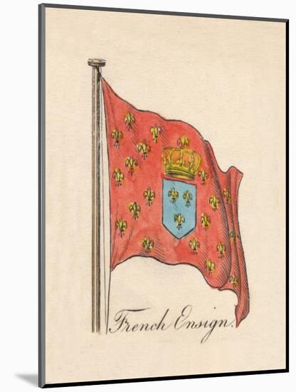 'French Ensign', 1838-Unknown-Mounted Giclee Print