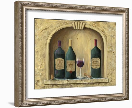 French Estate Wine Collection-Marilyn Dunlap-Framed Art Print