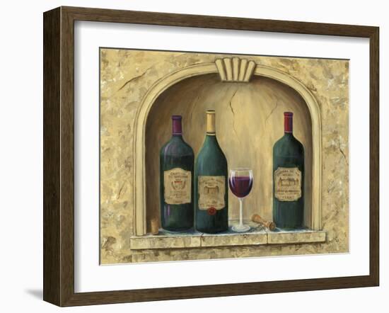 French Estate Wine Collection-Marilyn Dunlap-Framed Art Print