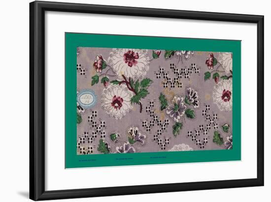 French Fabrics, 1800-50-null-Framed Giclee Print