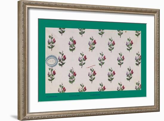 French Fabrics, 1800-50-null-Framed Giclee Print