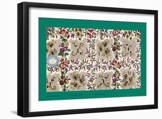 French Fabrics, 1800-50-null-Framed Giclee Print