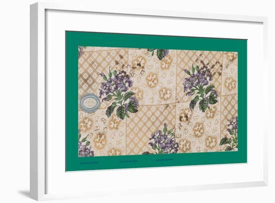 French Fabrics, 1800-50-null-Framed Giclee Print