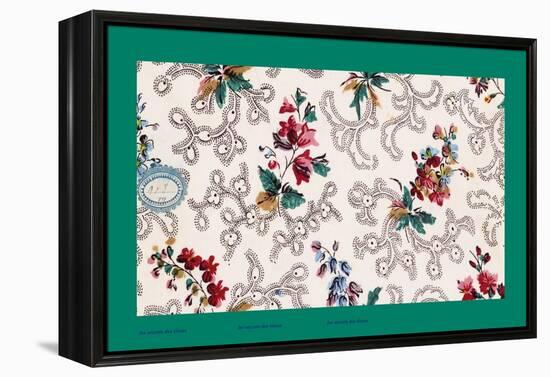 French Fabrics, 1800-50-null-Framed Premier Image Canvas