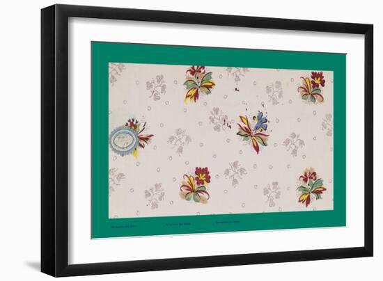 French Fabrics, 1800-50-null-Framed Giclee Print