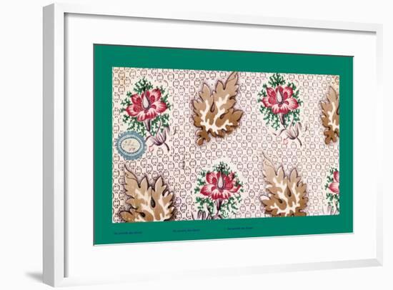 French Fabrics, 1800-50-null-Framed Giclee Print