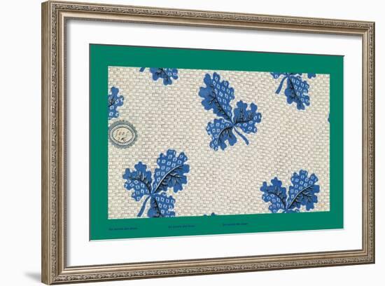 French Fabrics, 1800-50-null-Framed Giclee Print