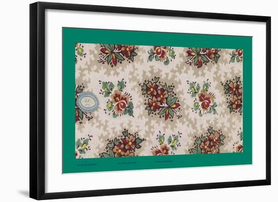 French Fabrics, 1800-50-null-Framed Giclee Print