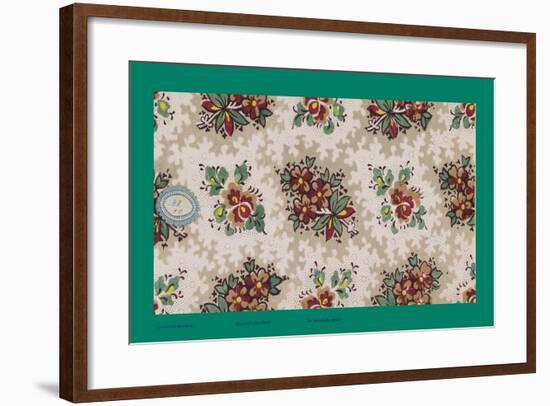 French Fabrics, 1800-50-null-Framed Giclee Print