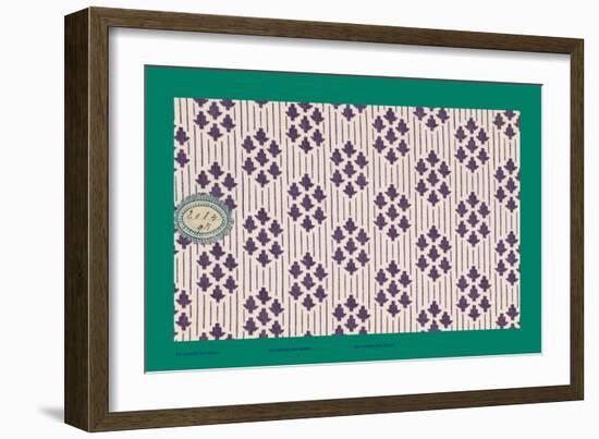 French Fabrics, 1800-50-null-Framed Giclee Print