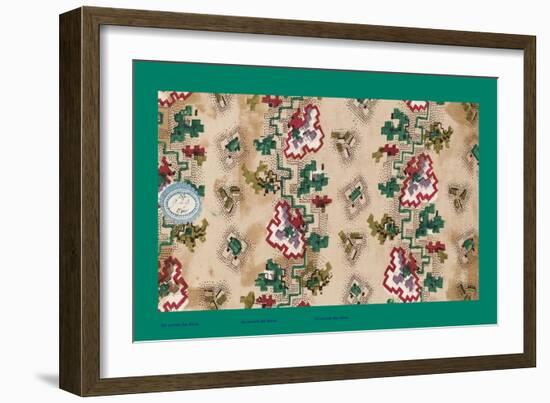 French Fabrics, 1800-50-null-Framed Giclee Print